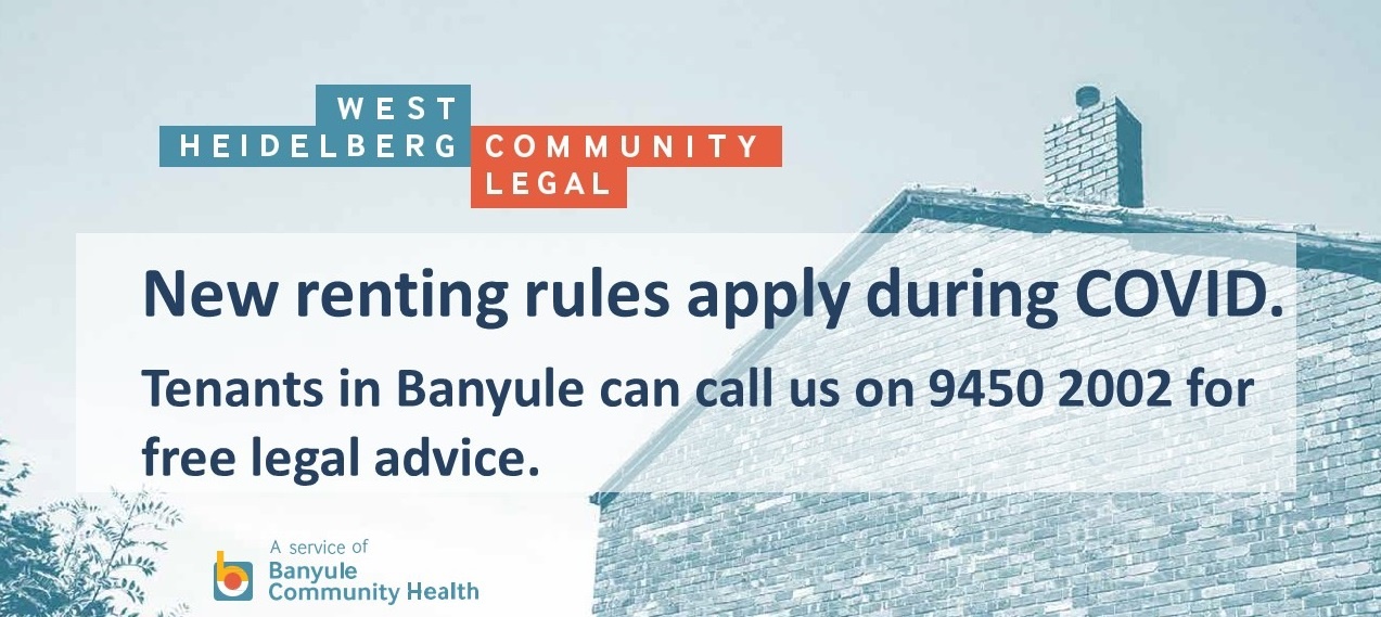 New renting rules apply during COVID. Banyule Community Health